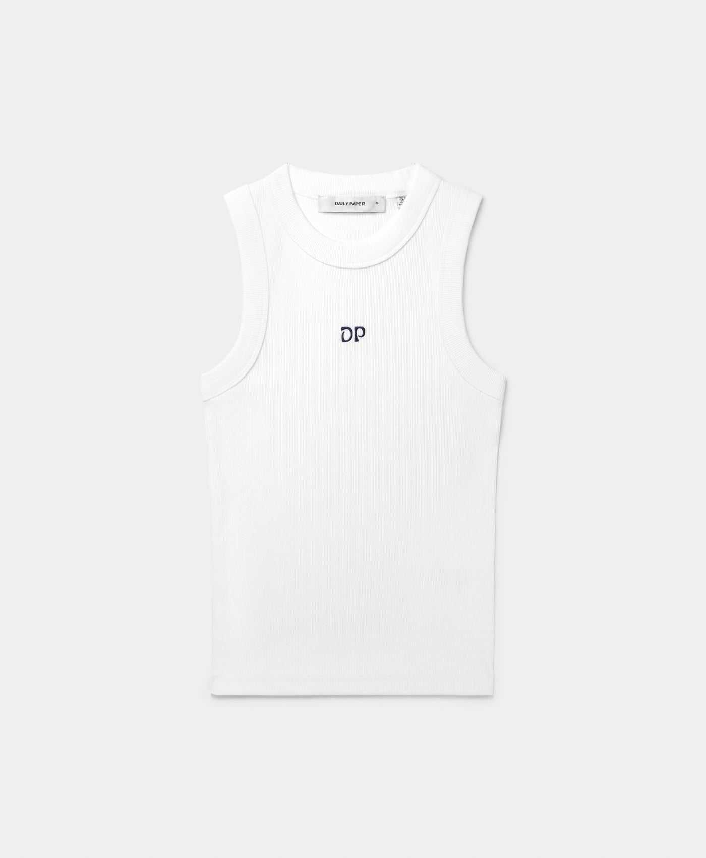 Daily Paper White Unit Rib Tank