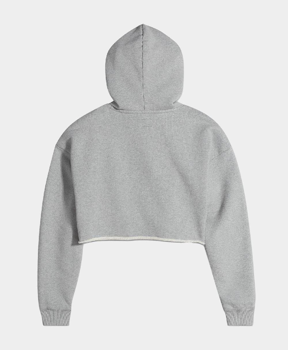 Daily Paper Daily Paper X Converse Vintage Grey Cropped Hoodie