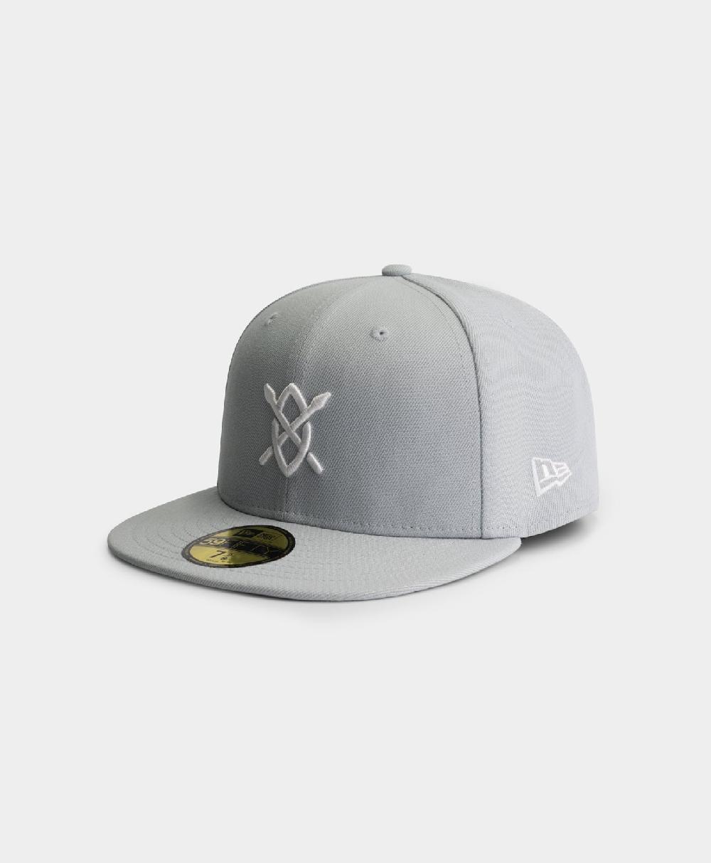 Daily Paper Snow Grey Daily Paper x New Era 59FIFTY Fitted Cap