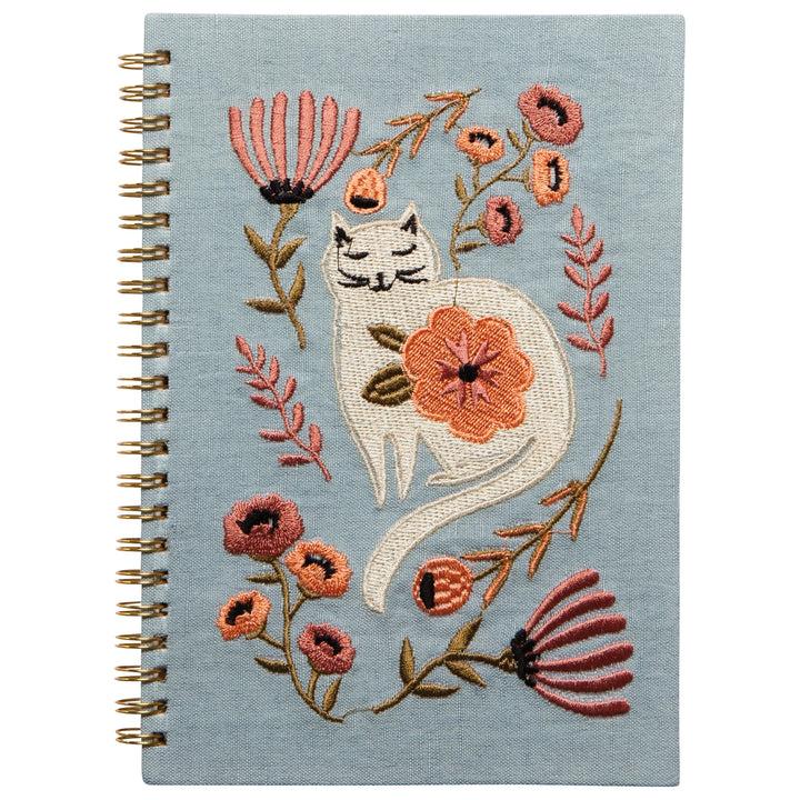danica studio Carnet brodé Catbloom