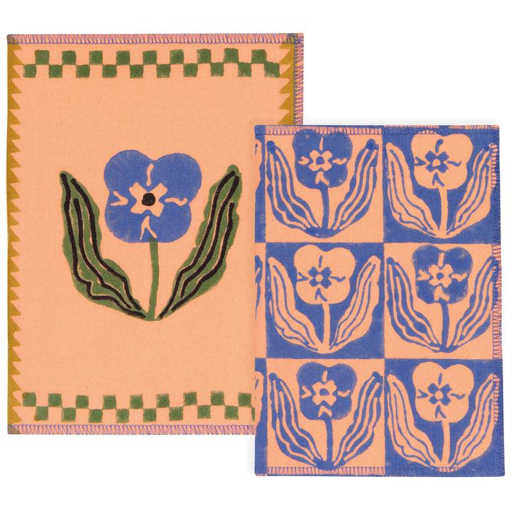 danica studio Lot de 2 cahiers Teppi Block Print