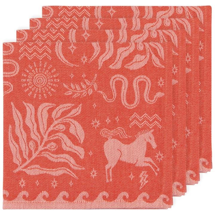 danica studio Lot de 4 serviettes Jacquard Olympus