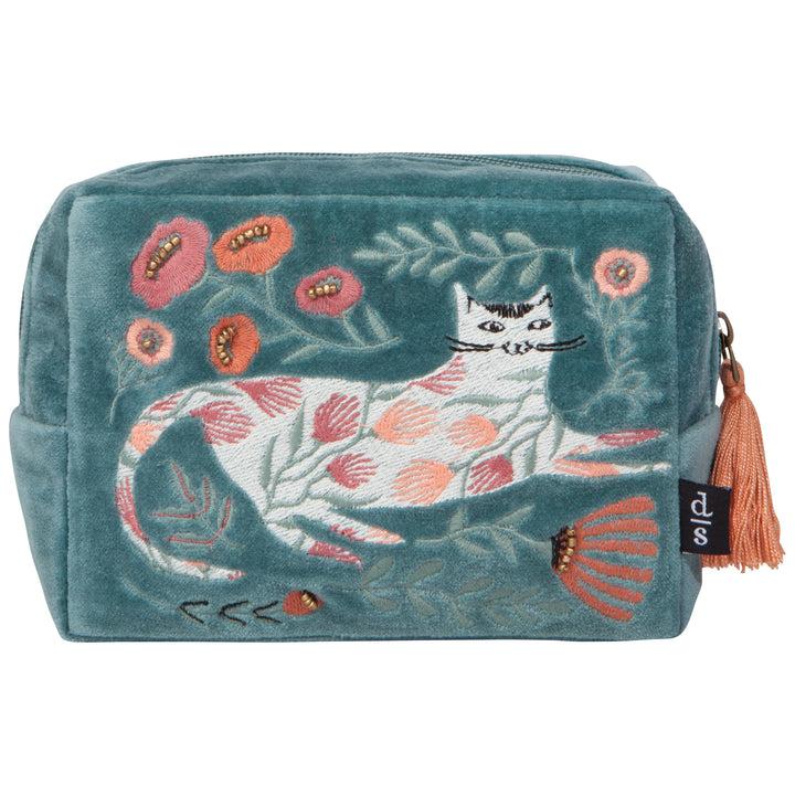 danica studio Pochette brodée Catbloom