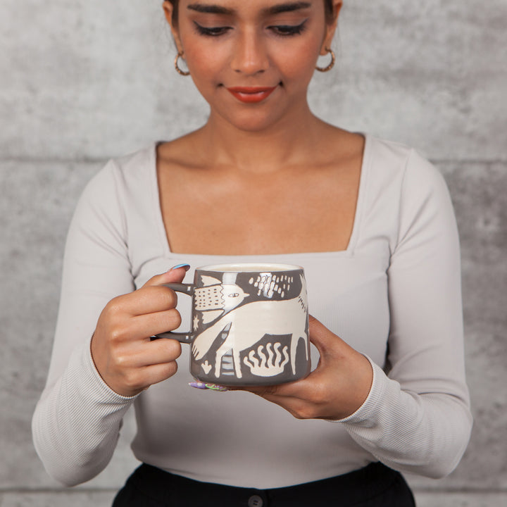 Danica Studio Tasse à Empreinte De Bois