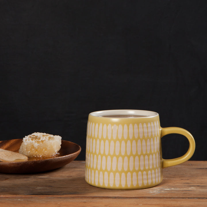 Danica Studio Tasse à Empreinte Ocre