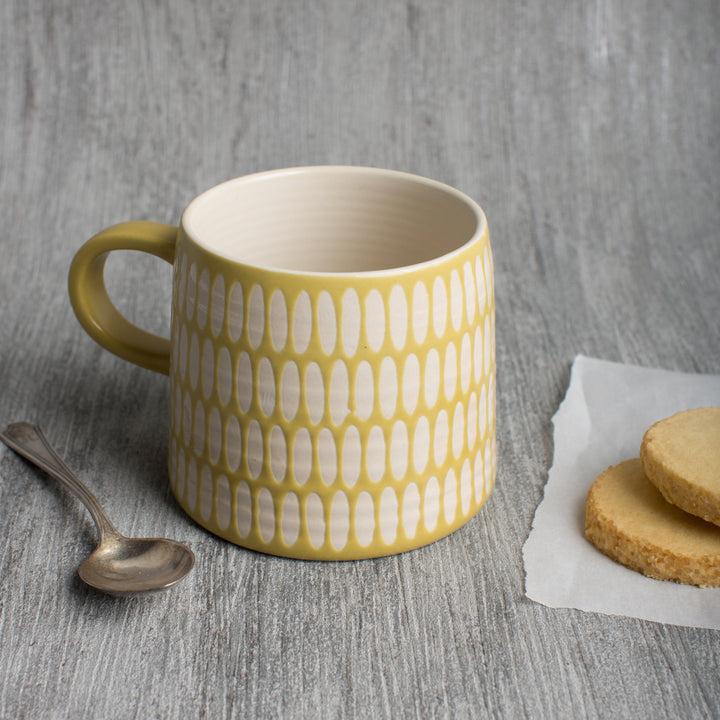 Danica Studio Tasse à Empreinte Ocre