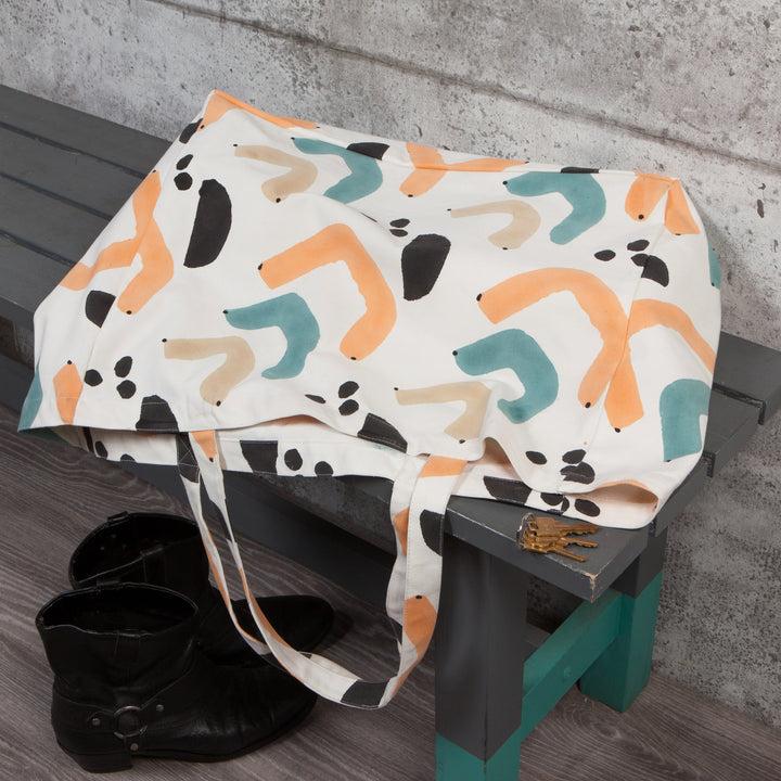 Danica Studio Grand Sac Fourre-tout à Imprimé Echo Block