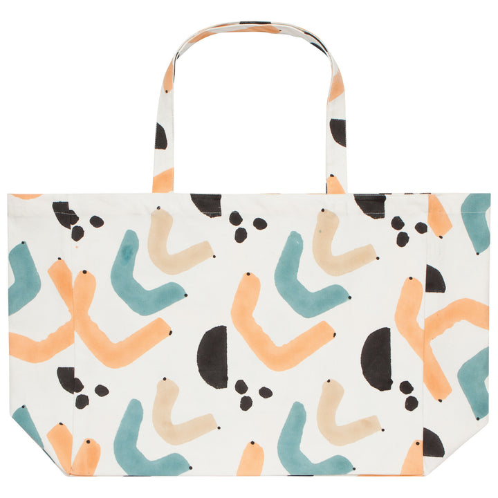 danica studio Grand sac fourre-tout à imprimé Echo Block