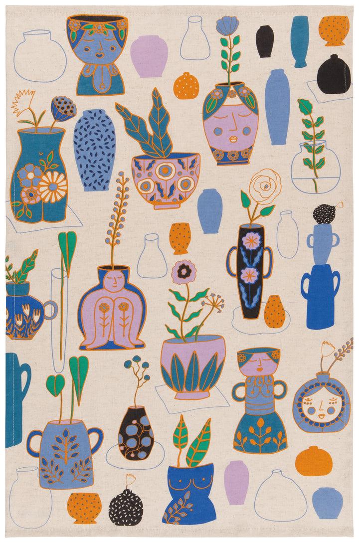 Danica Studio Lot De 2 Torchons à Imprimé Nature Morte