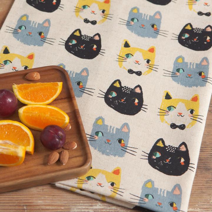 Danica Studio Lot De 2 Torchons à Vaisselle Imprimés Meow Meow