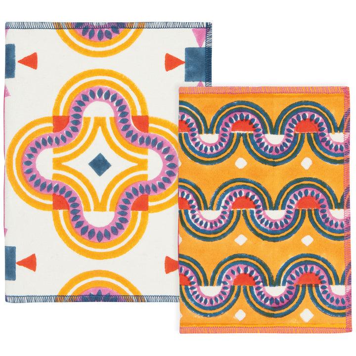 danica studio Pilipala Block Print Notebooks Set of 2
