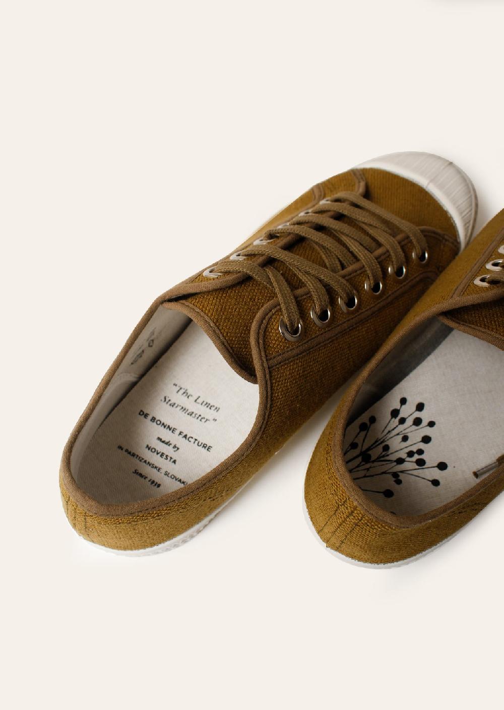 De Bonne Facture Chaussures En Lin DBF Made By Novesta Toile De Coton & Lin