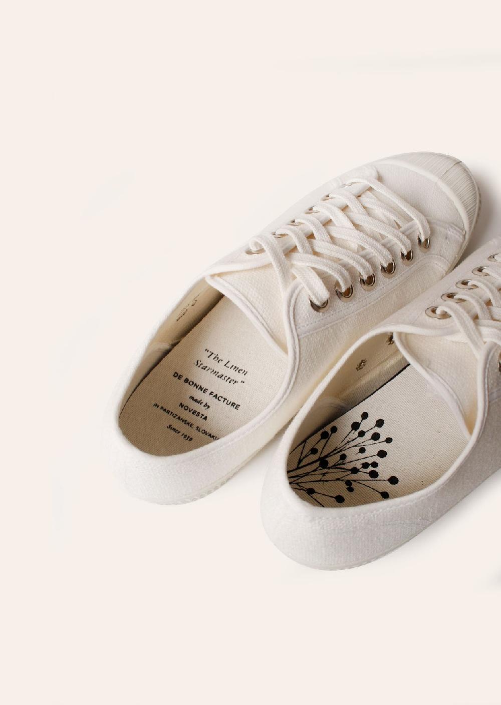 De Bonne Facture Chaussures En Lin DBF Made By Novesta Toile De Coton & Lin