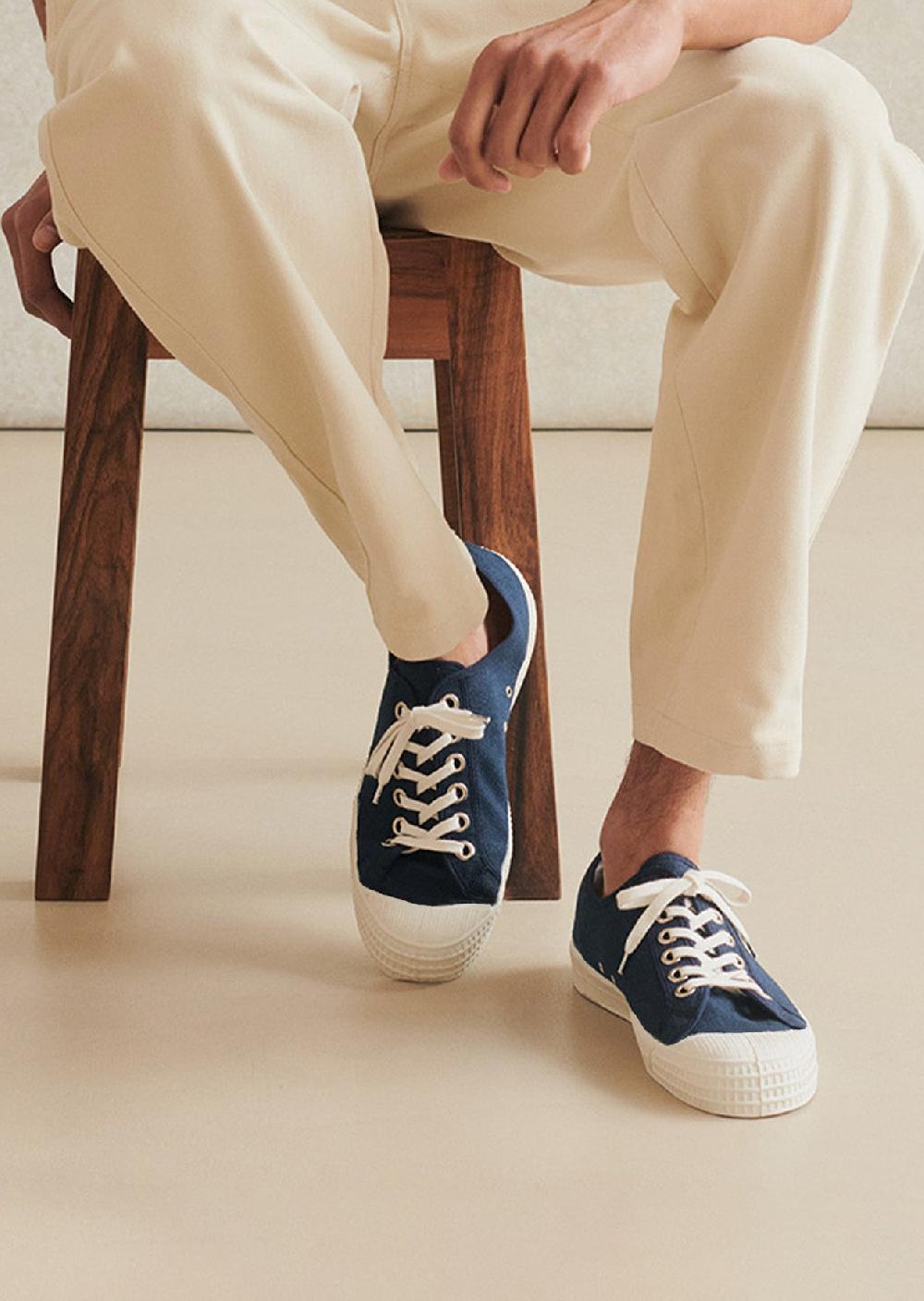 de bonne facture Chaussures En Lin DBF made by Novesta Toile De Coton & Lin