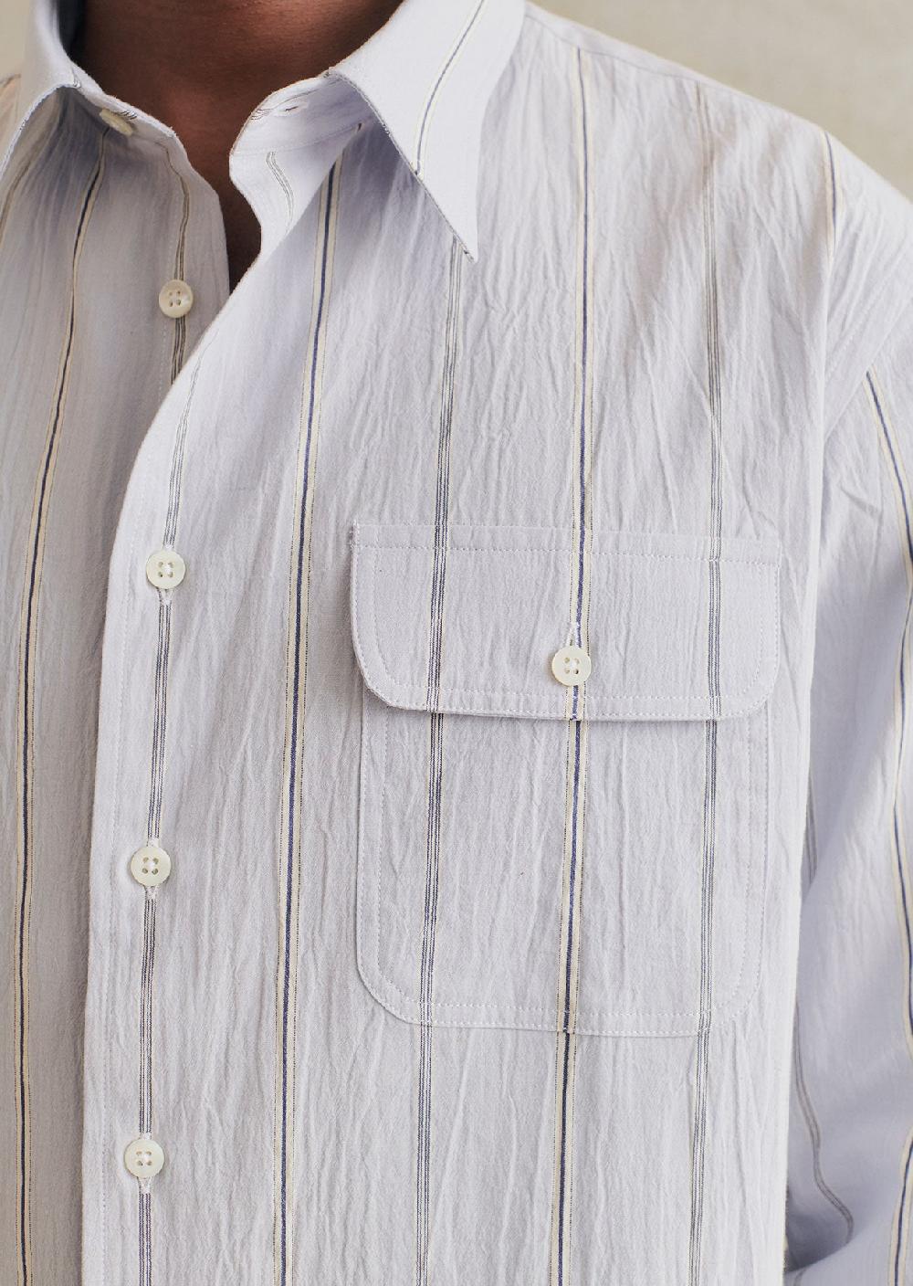 De Bonne Facture Chemise D'Artiste Coton Biologique Japonais