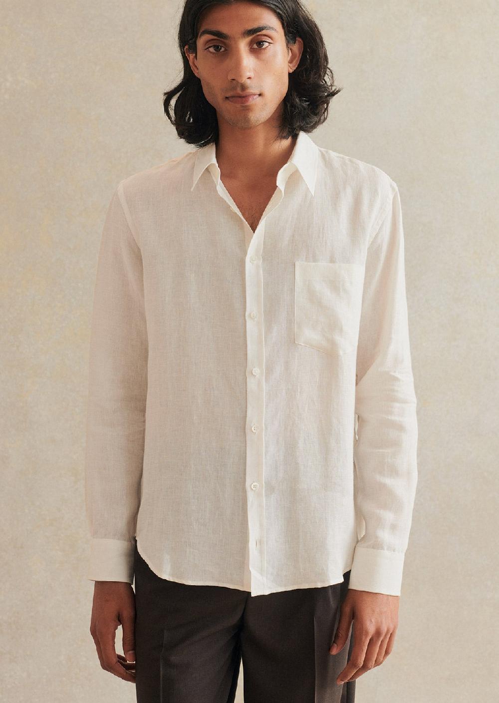 De Bonne Facture Chemise Essentielle Lin Belge Léger
