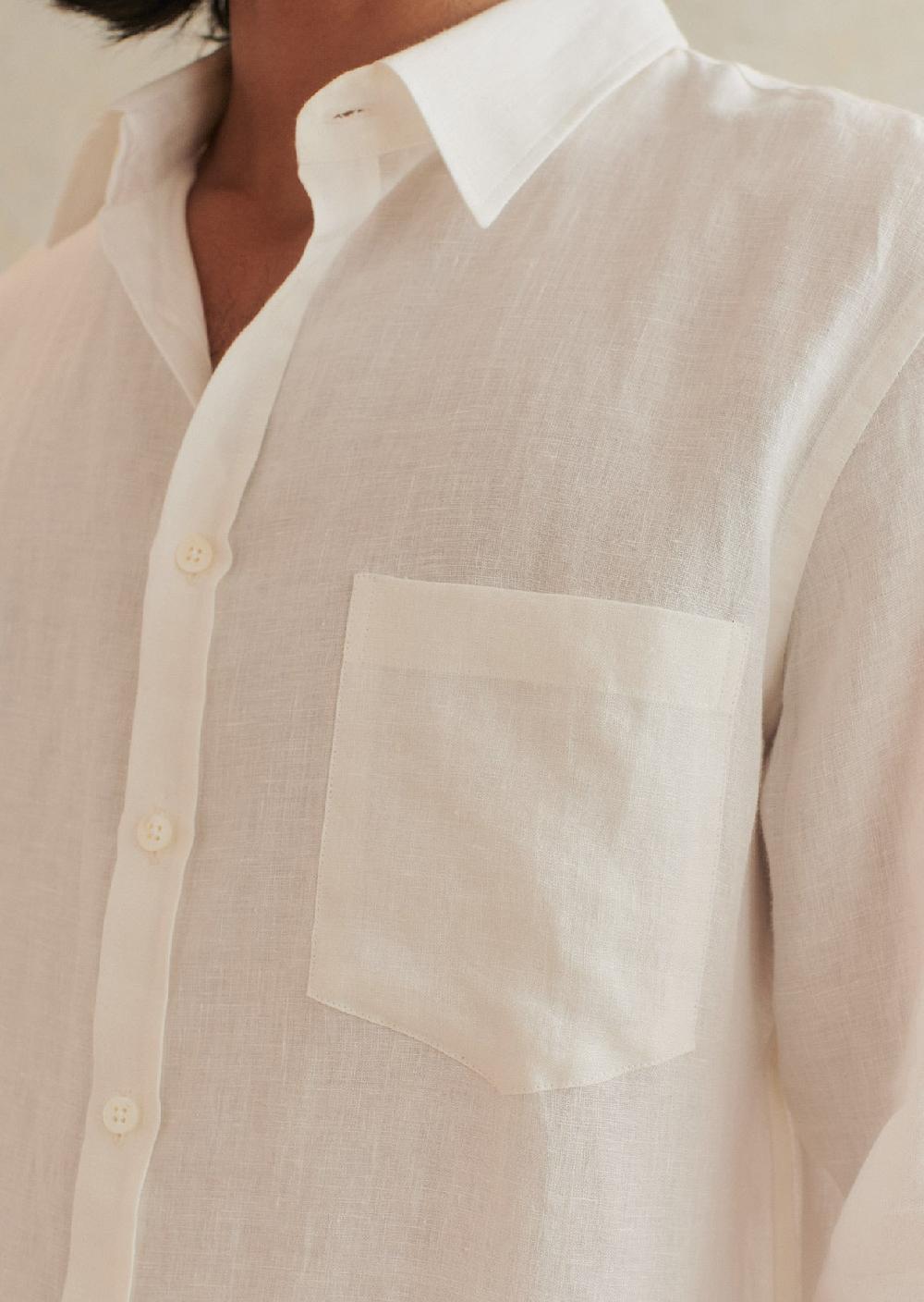 De Bonne Facture Chemise Essentielle Lin Belge Léger