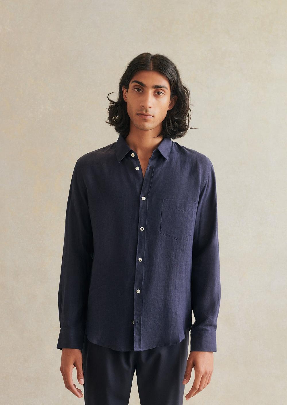 de bonne facture Chemise Essentielle Lin Belge Léger de bonne facture Chemise Essentielle Lin Belge Léger