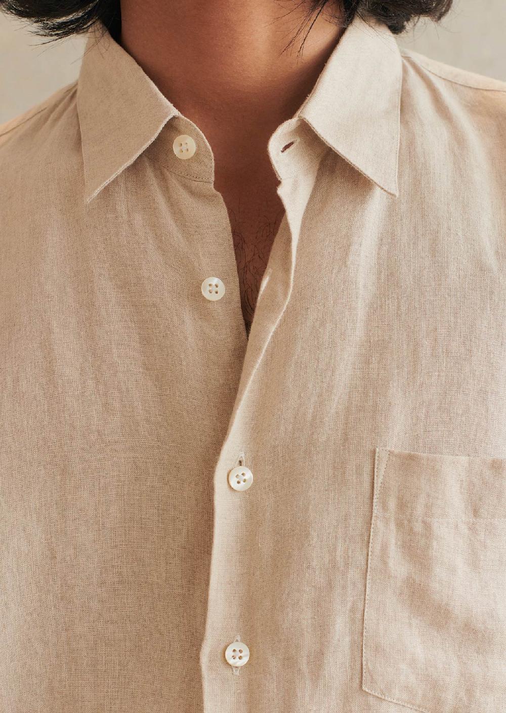 De Bonne Facture Chemise Essentielle Lin Belge Léger