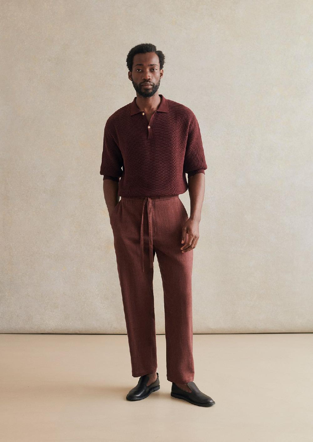 de bonne facture Pantalon Lounge Laine & Lin Belge de bonne facture Pantalon Lounge Laine & Lin Belge