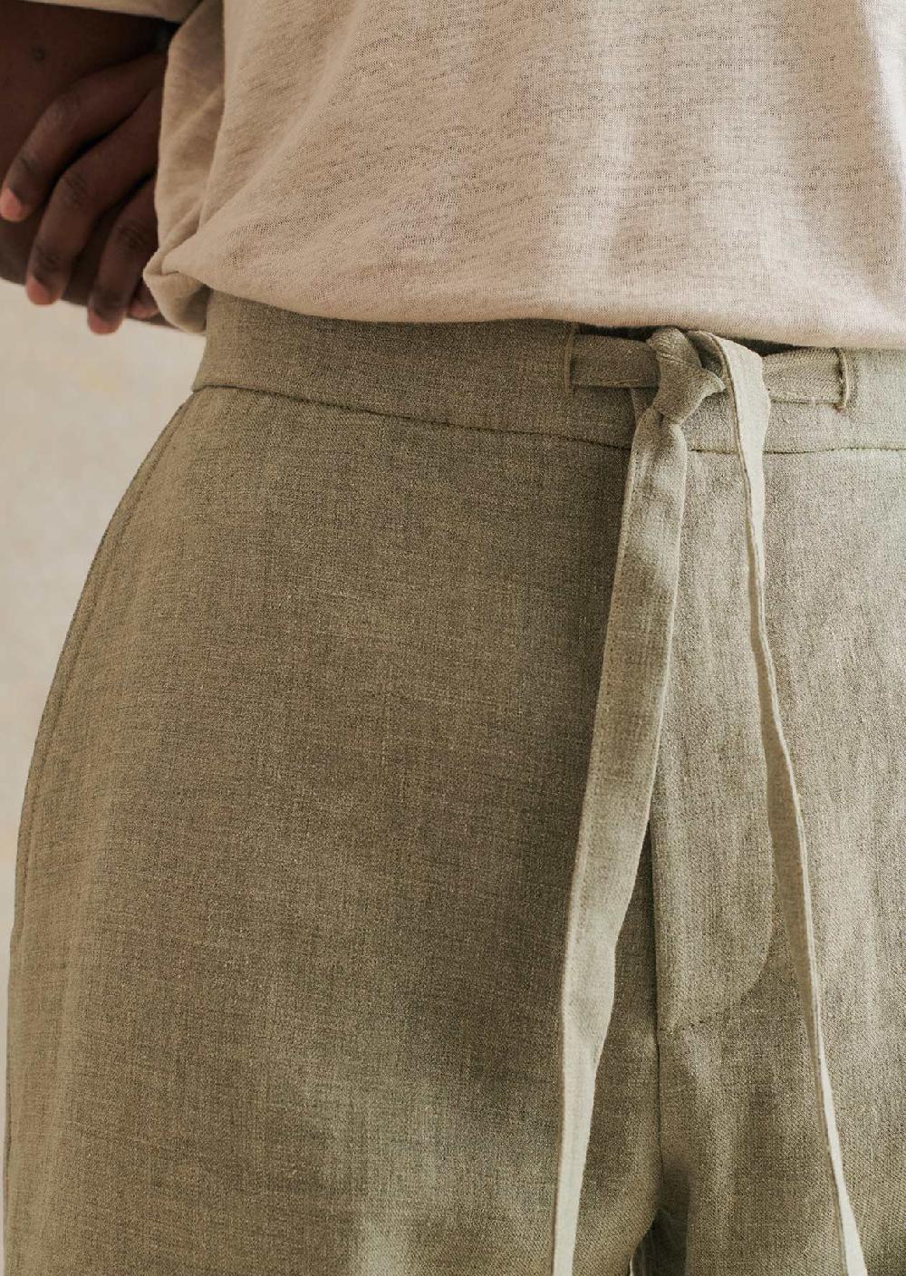 De Bonne Facture Pantalon Lounge Laine & Lin Belge