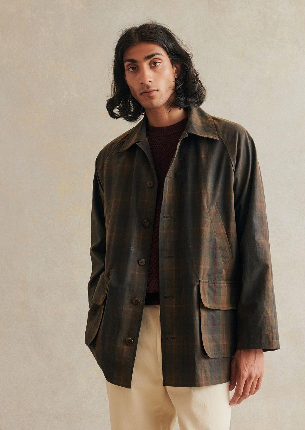 de bonne facture Veste Forestière Coton Ciré de bonne facture Veste Forestière Coton Ciré