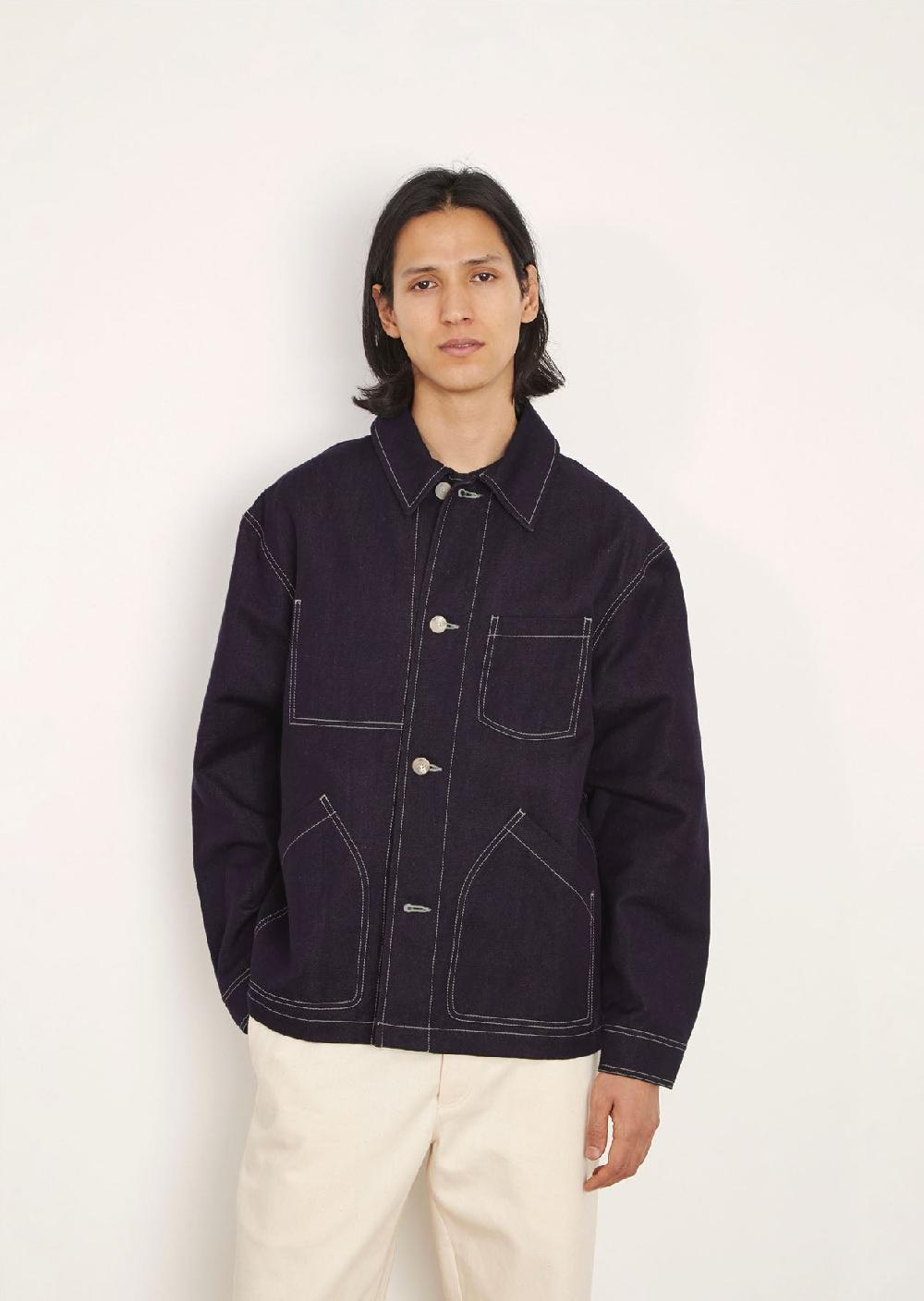 De Bonne Facture Veste Maquignon Denim Japonais
