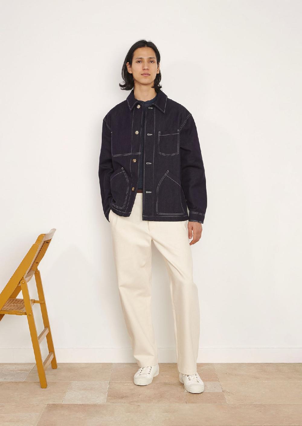 de bonne facture Veste Maquignon Denim Japonais