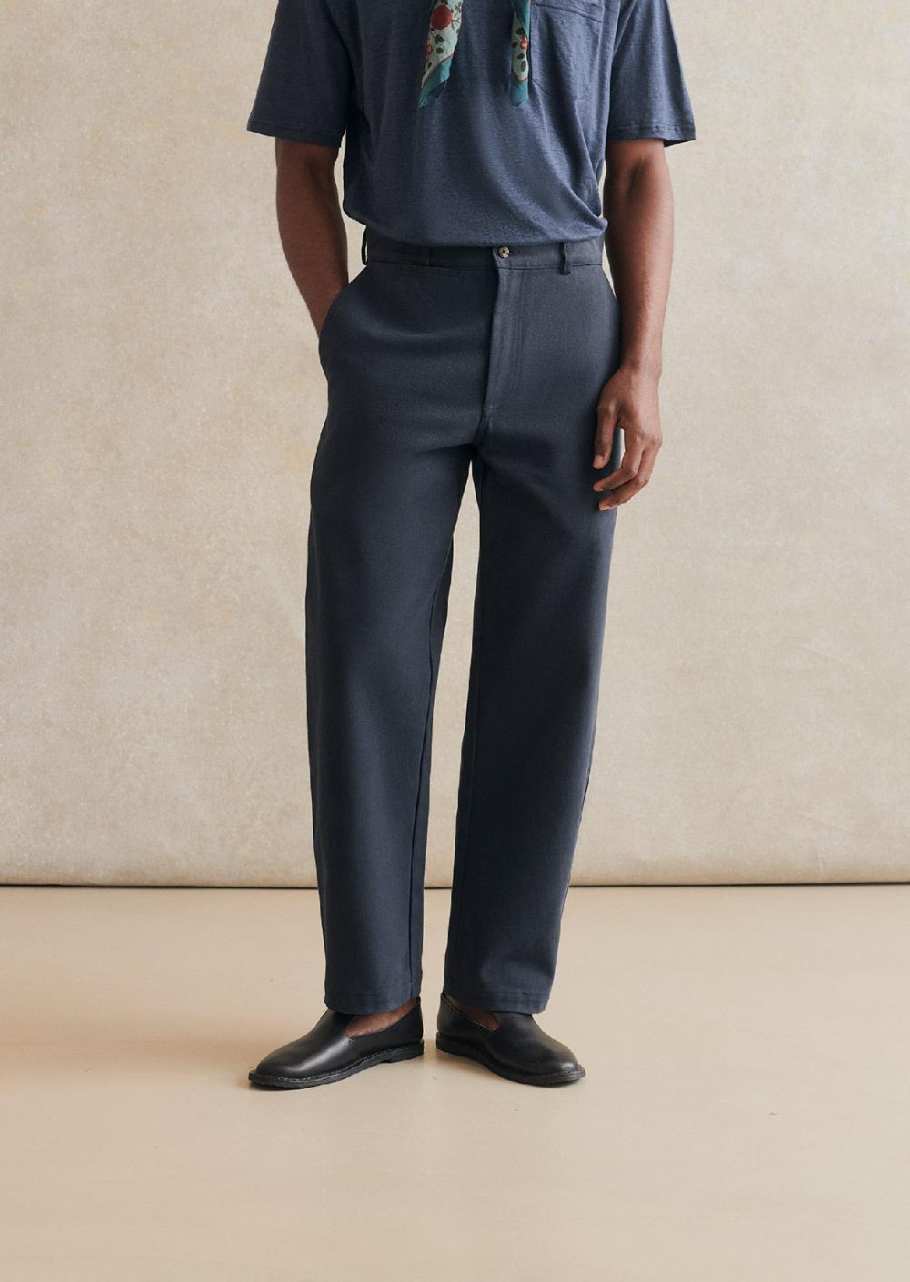 De Bonne Facture Pantalon Ballon Twill De Coton Épais