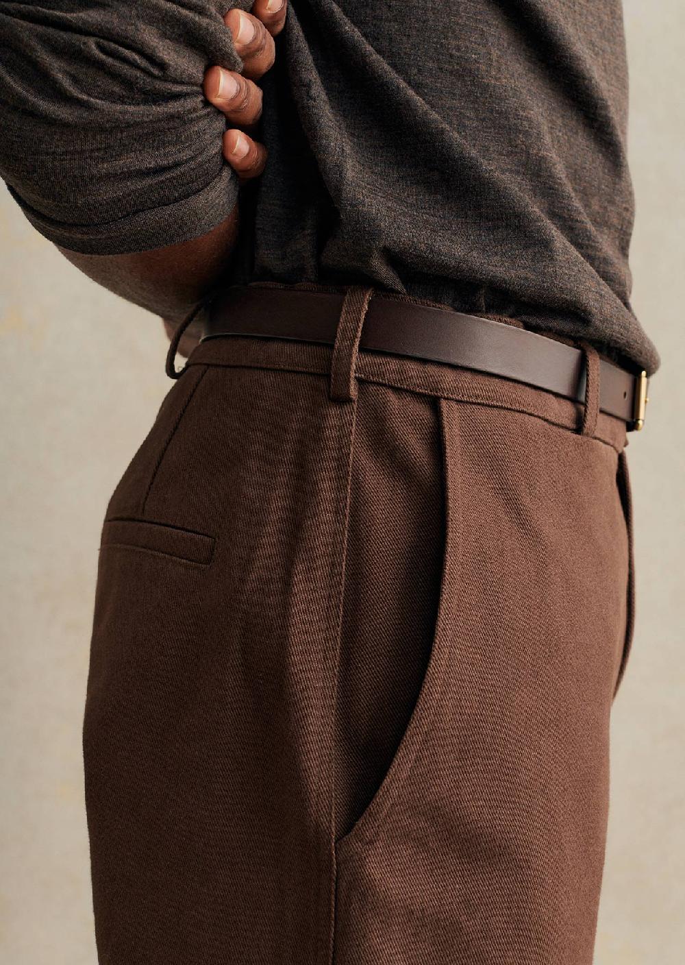 De Bonne Facture Pantalon Ballon Twill De Coton Épais