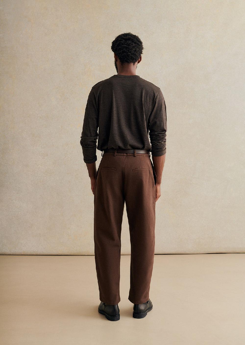 De Bonne Facture Pantalon Ballon Twill De Coton Épais