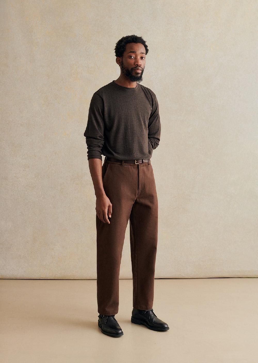 de bonne facture Pantalon Ballon Twill de Coton Épais
