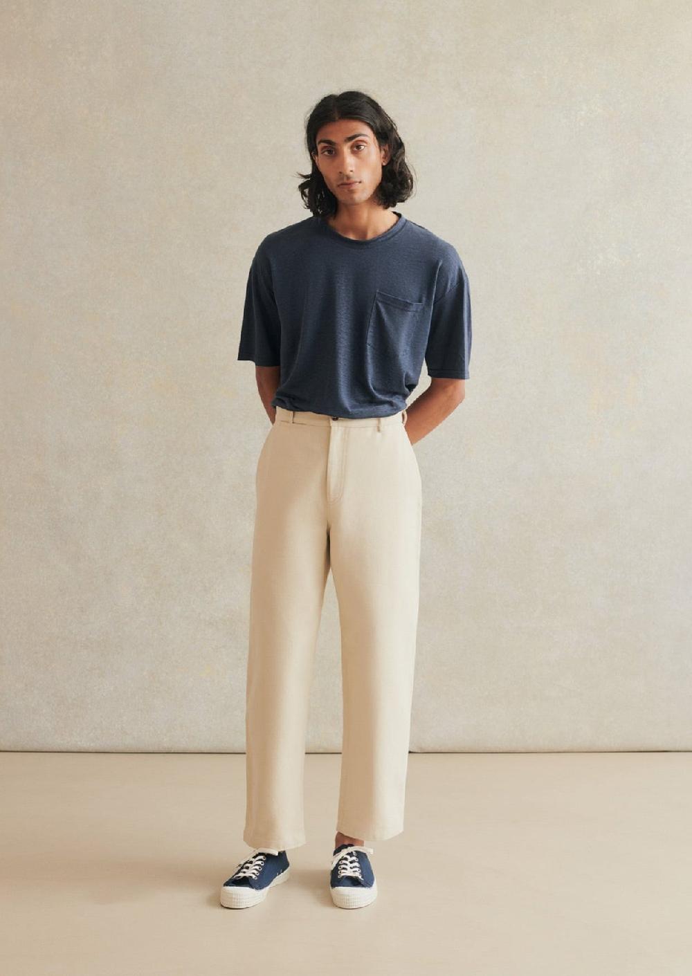 de bonne facture Pantalon Ballon Twill De Coton Épais