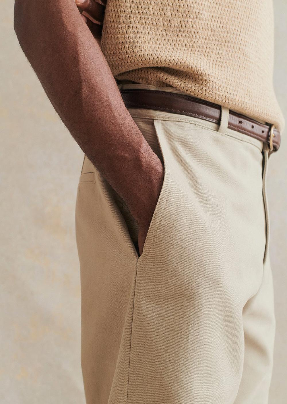 De Bonne Facture Pantalon Ballon Twill De Coton Épais
