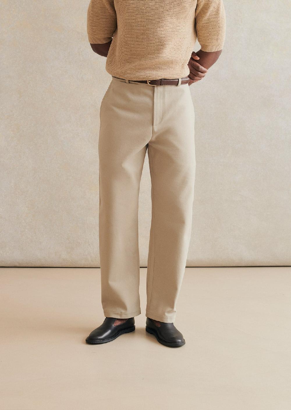 De Bonne Facture Pantalon Ballon Twill De Coton Épais