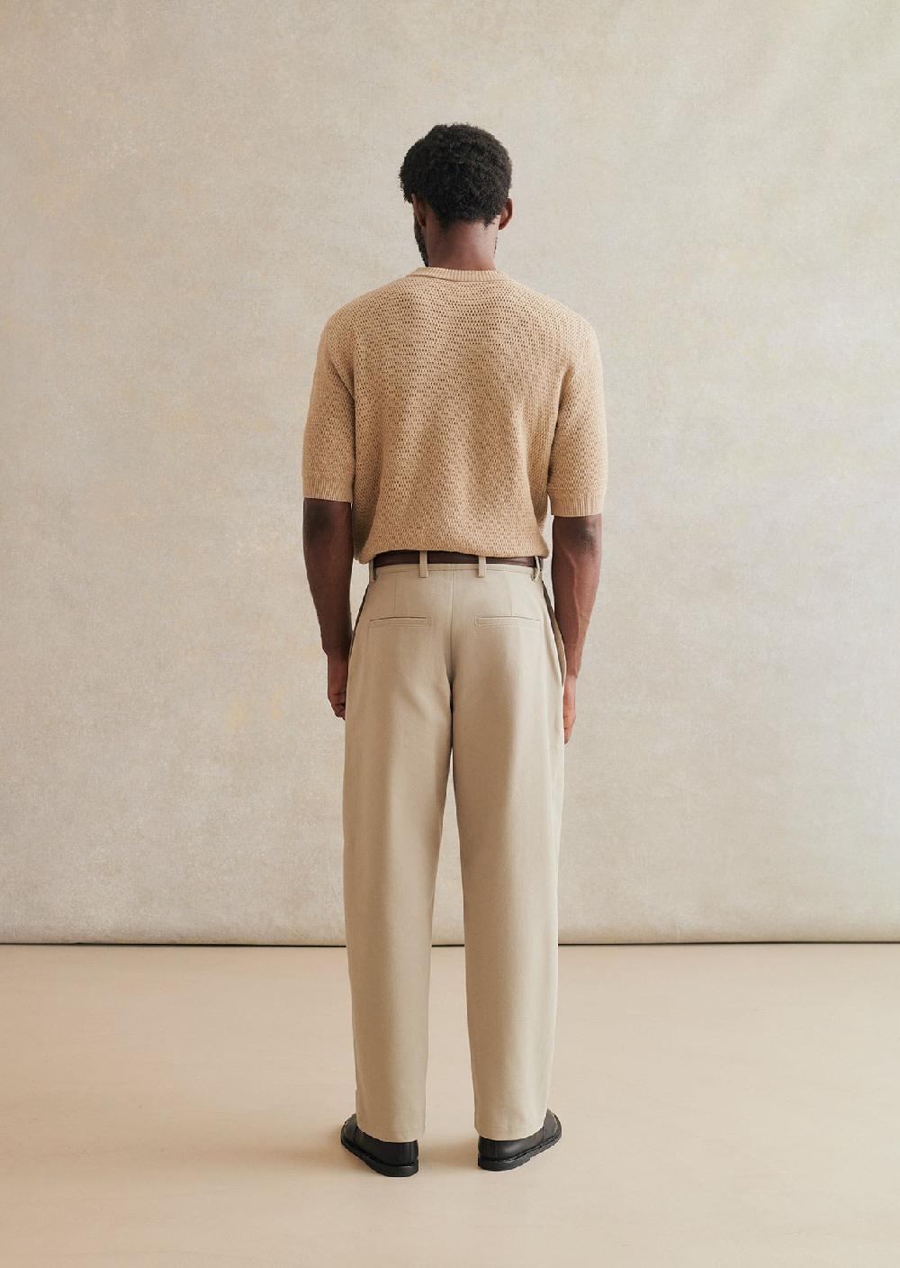 De Bonne Facture Pantalon Ballon Twill De Coton Épais