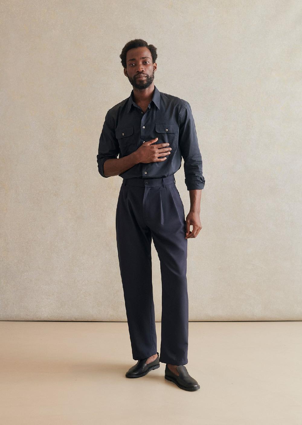 de bonne facture Pantalon D'Artiste Laine Froide Super 130's de bonne facture Pantalon D'Artiste Laine Froide Super 130's