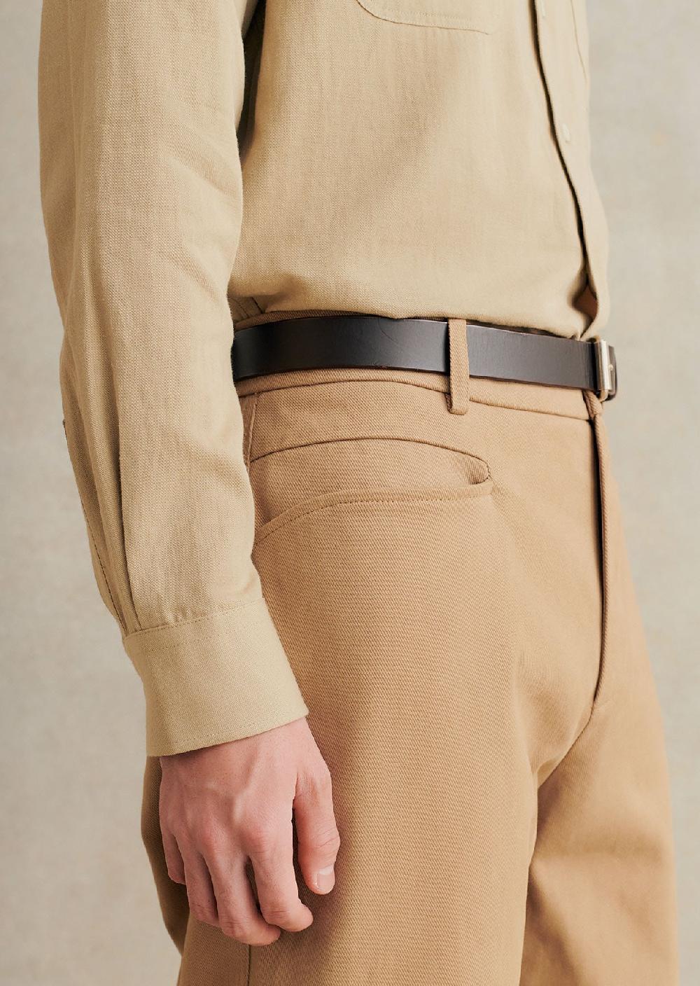 De Bonne Facture Pantalon De Travail Large Sergé De Coton Doux