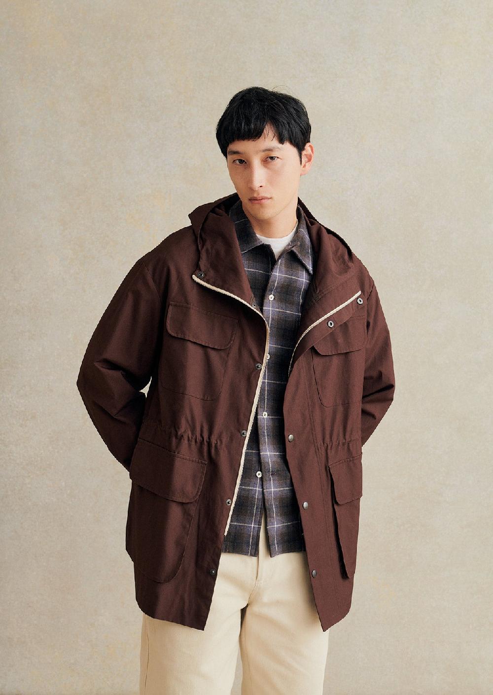 de bonne facture Parka De Montagne Toile De Coton Déperlante de bonne facture Parka De Montagne Toile De Coton Déperlante