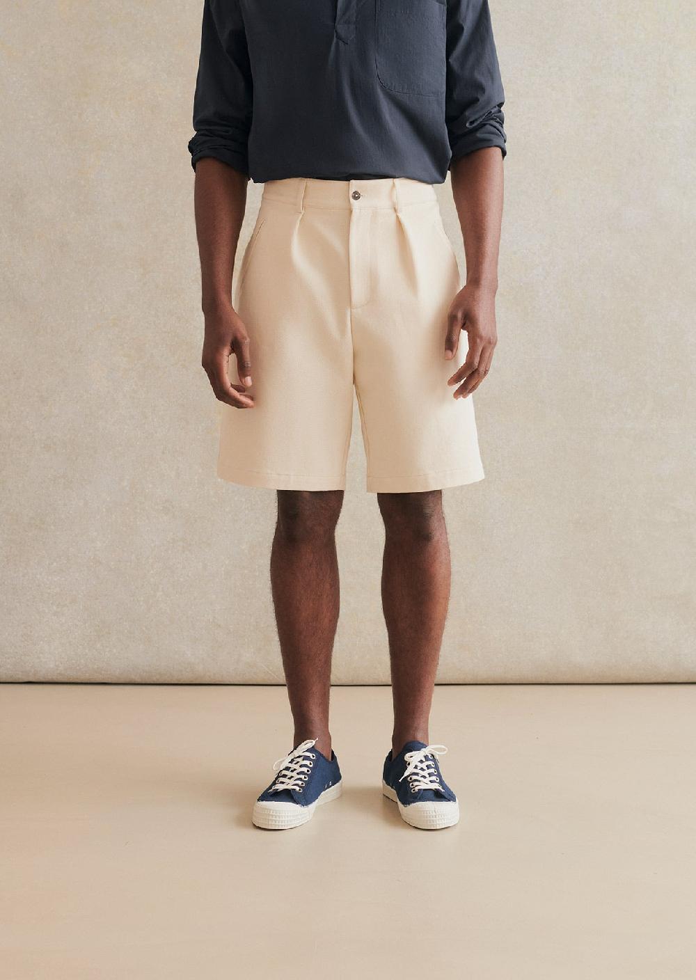 De Bonne Facture Short De Naturaliste Twill De Coton Épais