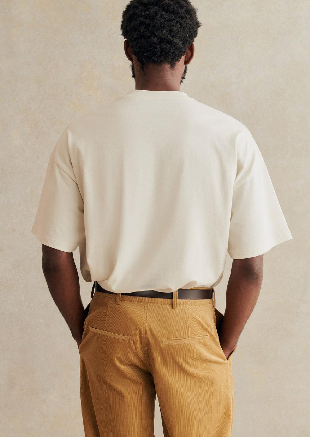 De Bonne Facture T-Shirt Imprimé Jersey De Coton Lourd