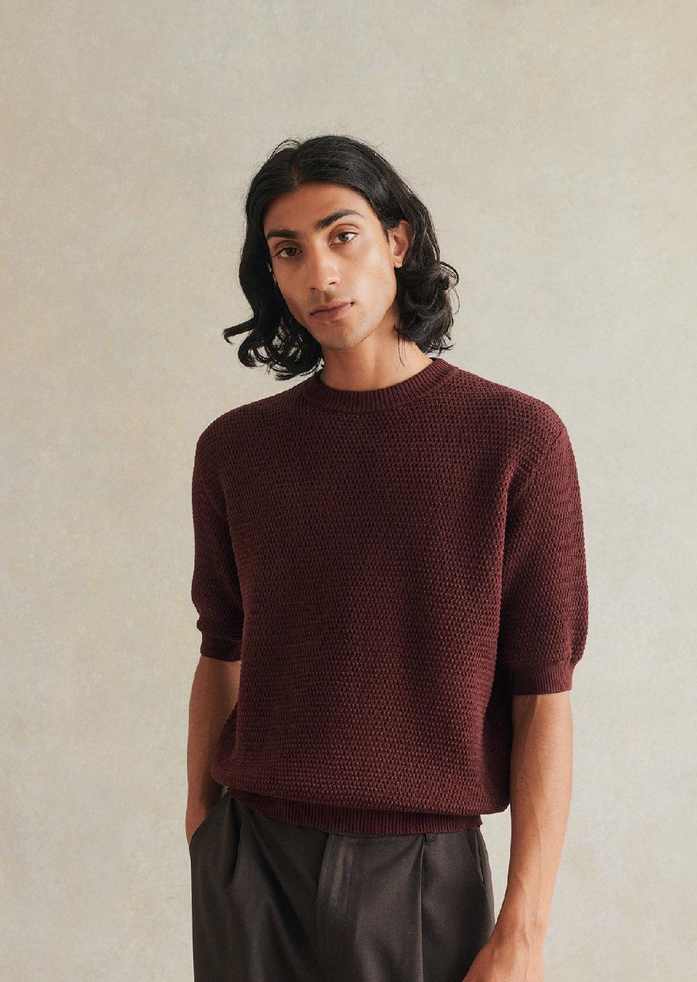 de bonne facture Tshirt Tricoté Fil De Coton Biologique de bonne facture Tshirt Tricoté Fil De Coton Biologique