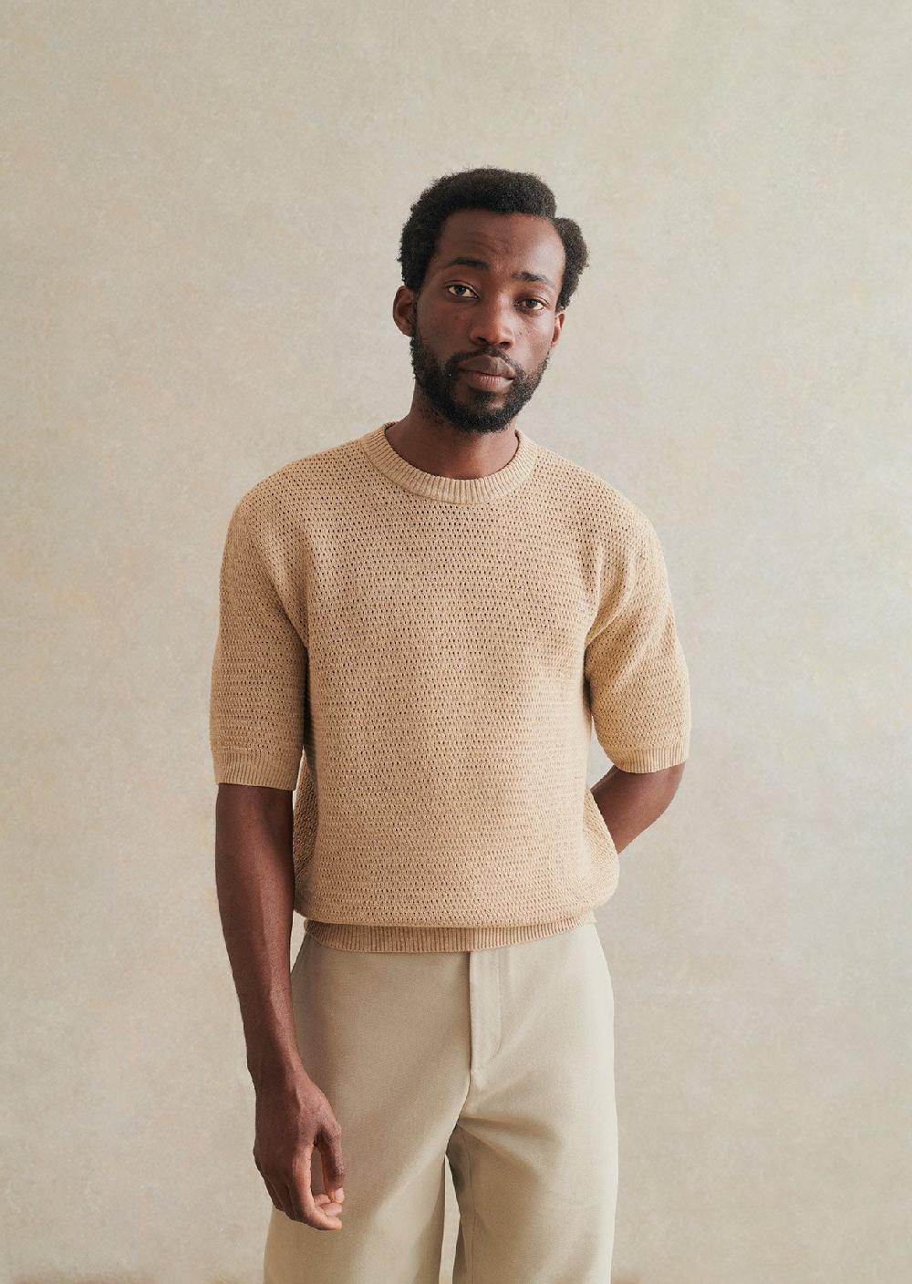 de bonne facture Tshirt Tricoté Fil De Coton Biologique