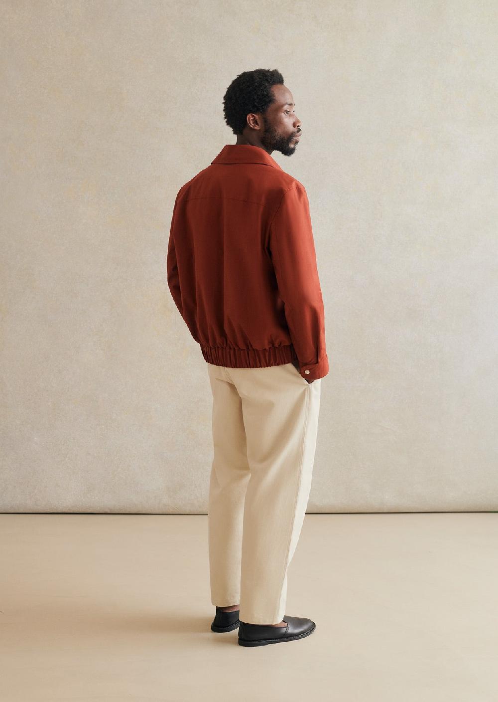 De Bonne Facture Veste D'Étudiant Toile De Coton Déperlante