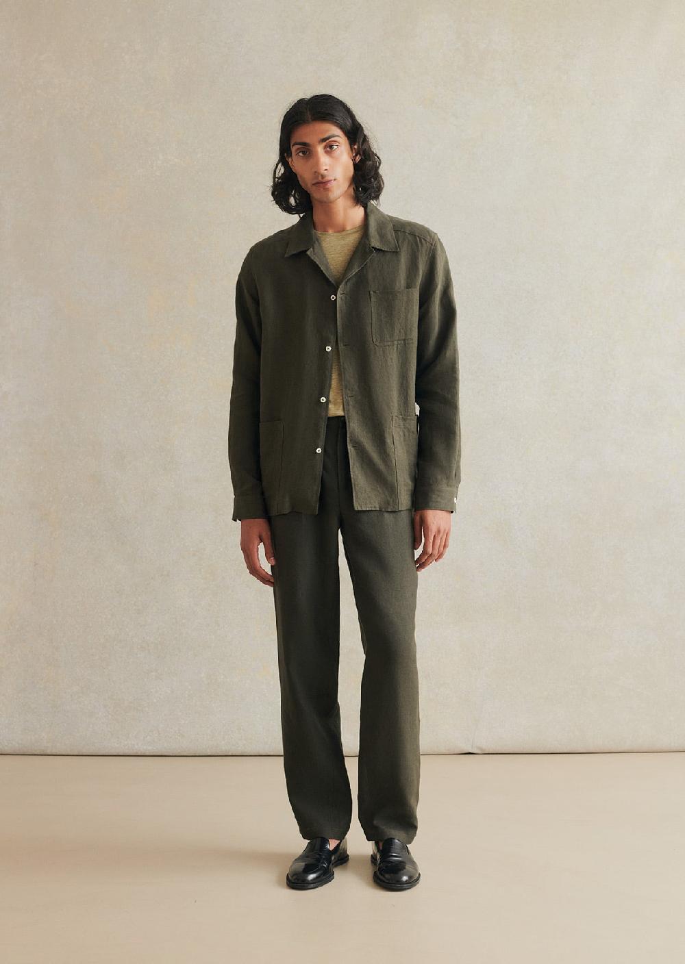 De Bonne Facture Veste De Peintre Toile De Lin Belge