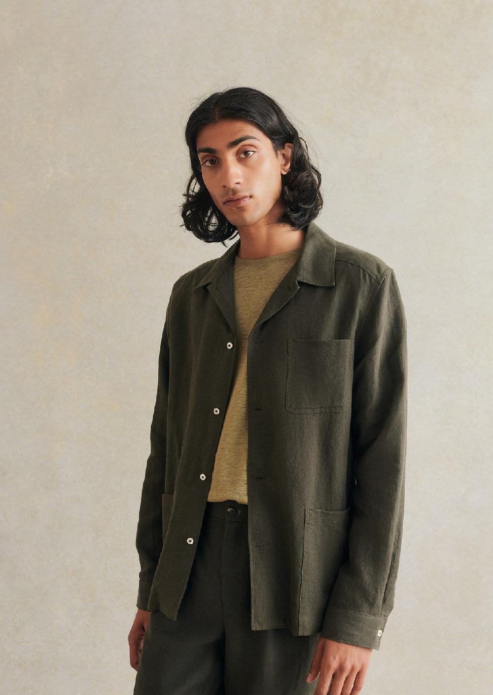 de bonne facture Veste De Peintre Toile De Lin Belge de bonne facture Veste De Peintre Toile De Lin Belge