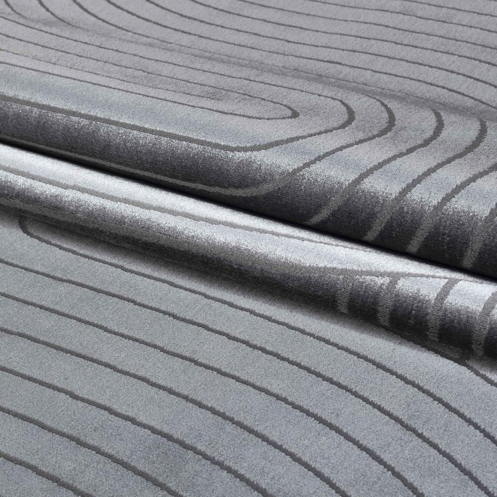 Deco Tapis Tapis Aspect Viscose à Relief Arc