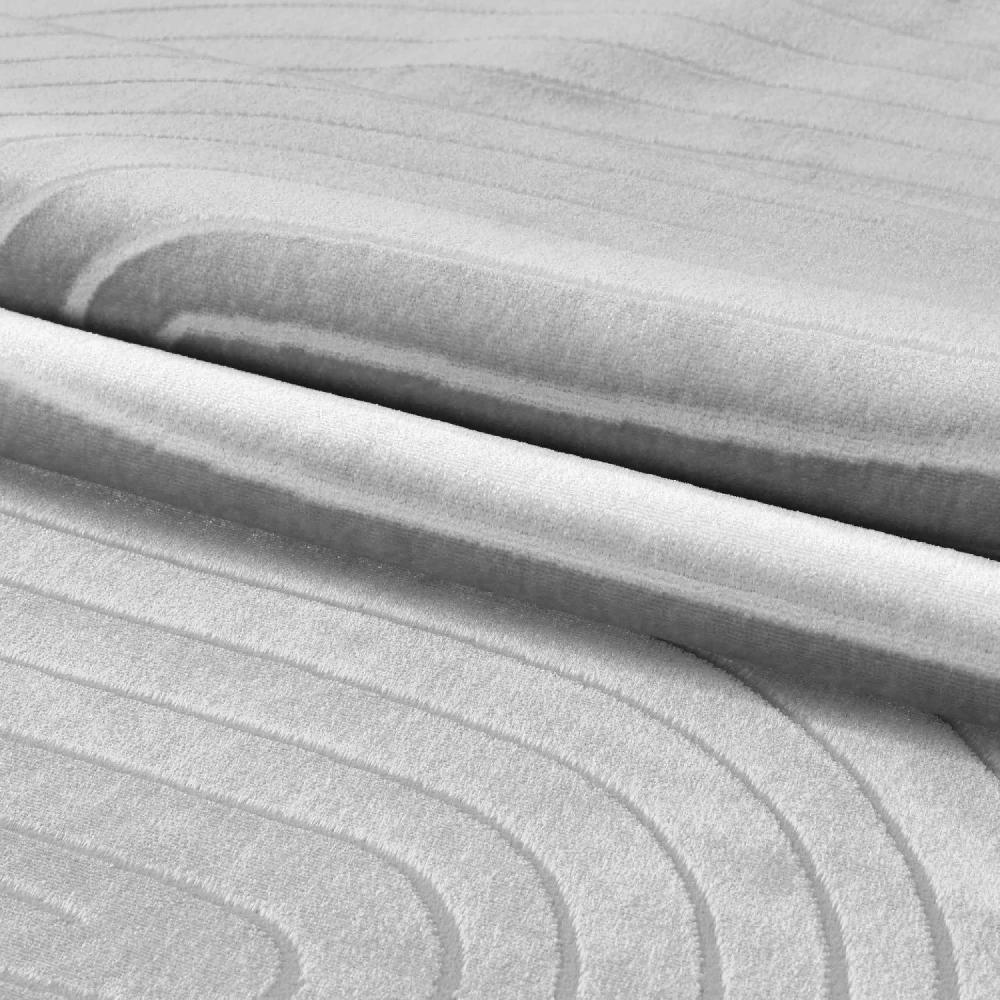 Deco Tapis Tapis Aspect Viscose à Relief Arc