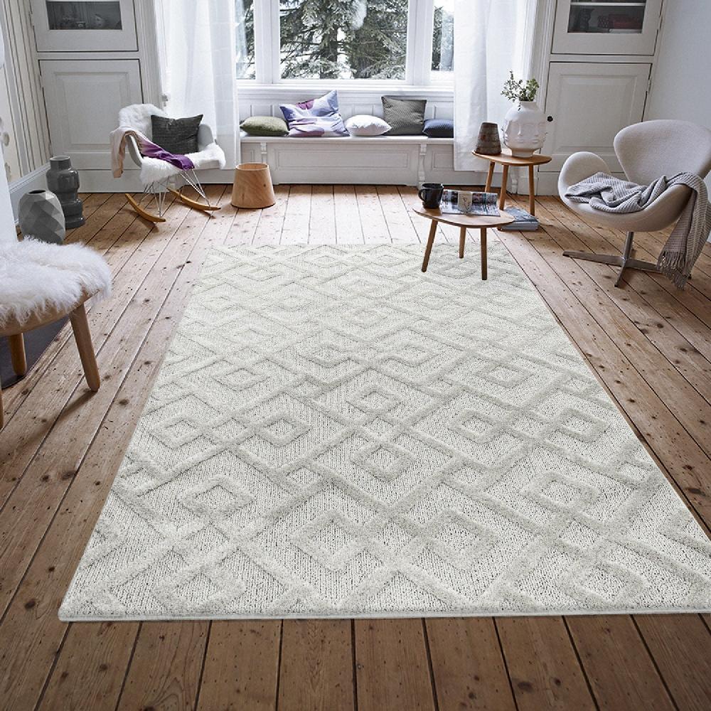 Deco Tapis Tapis Bohème à Relief Doux MUDA