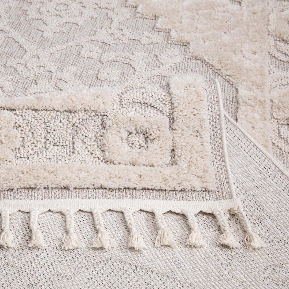 Deco Tapis Tapis Boho Chic à Franges Tressées